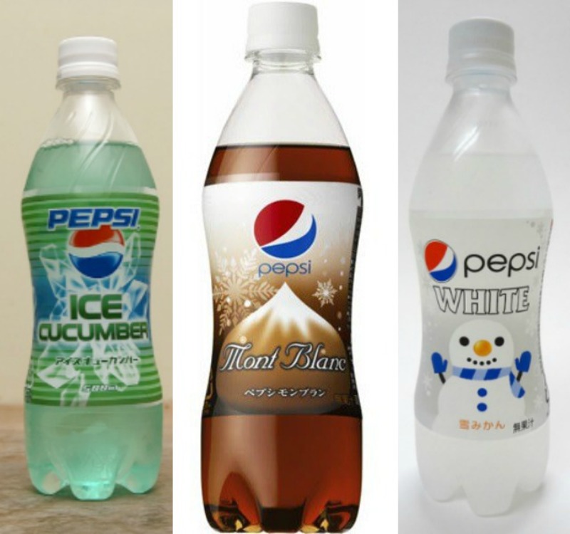 هل تعلم أن بيبسي تنتج 10 نكهات خصيصاً من أجل اليابان؟ صور وتفاصيل ستصيبك بالصدمة